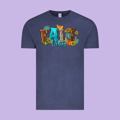 Fall Vibes Vintage Tee Designed By Texasbilliewilder