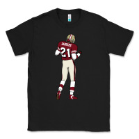Black deion sanders 32 Classic Tee - lanVoArt