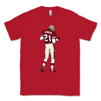 Red deion sanders 32 Classic Tee - lanVoArt