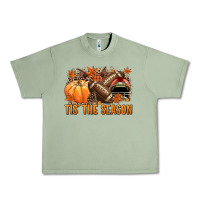 Oil Green Tis' the season American Football Urban Heavy Tee - NancyCooperArtShop