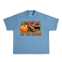 Pebble Blue Tis' the season American Football Urban Heavy Tee - NancyCooperArtShop