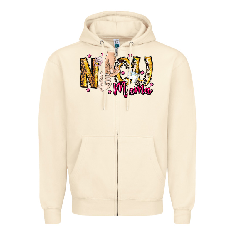 Nicu Mama Zipper Hoodie by CowhideDigitalArt | Teevron