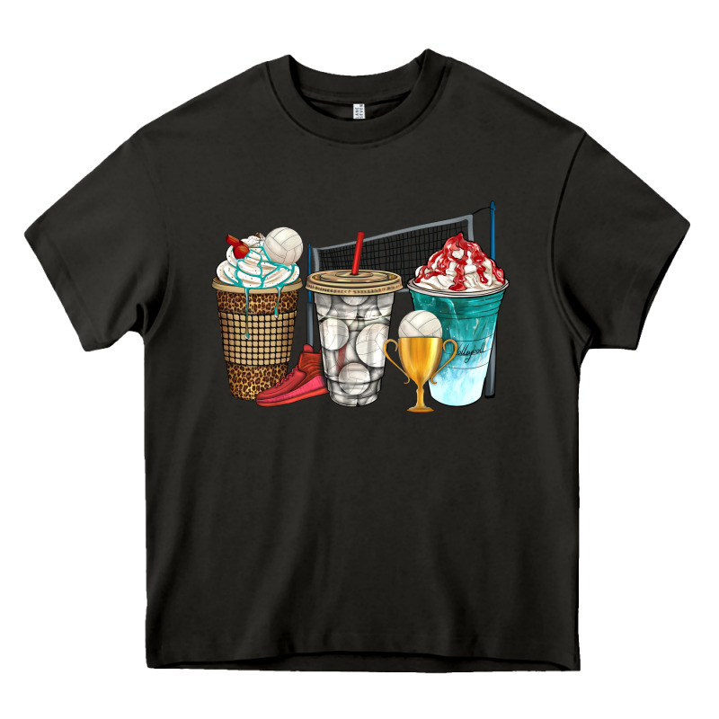 Western Volleyball Coffee Cups Bbs Heavy Core Tee by BundleAndBundleShop | Teevron
