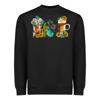 Black western coffee cups with sunflower and gemstone bbs Heavyweight Sweatshirt - BundleAndBundleShop