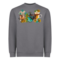Storm western coffee cups with sunflower and gemstone bbs Heavyweight Sweatshirt - BundleAndBundleShop