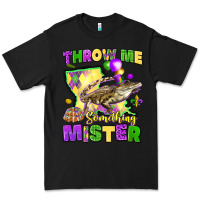 Black throw me something mister louisiana mardi gras Premium Tee - LillyAllenDesigns