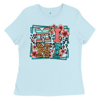 Floral Leopard Frame Mini Ladies Tee | Teevron