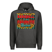 Charcoal Heather baseball is my favorite season tumbler Premium Hoodie - BundleAndBundleShop