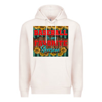 Pale Pink baseball is my favorite season tumbler Premium Hoodie - BundleAndBundleShop