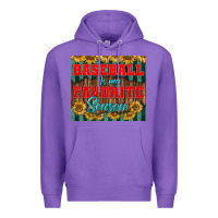 Purple baseball is my favorite season tumbler Premium Hoodie - BundleAndBundleShop