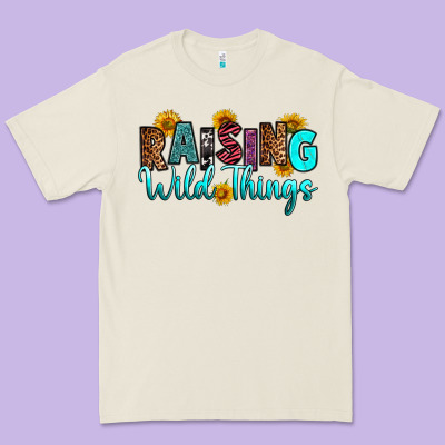 Raising Wild Things Premium Tee Designed By Ranaportraitstore