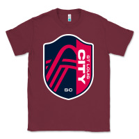Burgundy st. louis city sc Classic Tee - lanVoArt