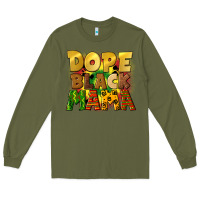 Army Green dope black mama juneteenth Long Sleeve Tee - CowGirlArtShop