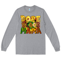Heather Grey dope black mama juneteenth Long Sleeve Tee - CowGirlArtShop
