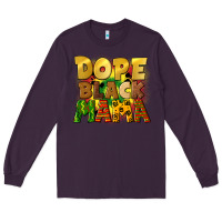 Plum dope black mama juneteenth Long Sleeve Tee - CowGirlArtShop