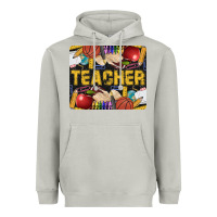 Moon Dust Western Teacher Black And Glitter Heavyweight Hoodie - LillyAllenDesigns
