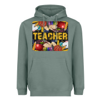 Sage Western Teacher Black And Glitter Heavyweight Hoodie - LillyAllenDesigns