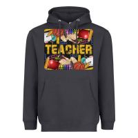 Smoke Western Teacher Black And Glitter Heavyweight Hoodie - LillyAllenDesigns
