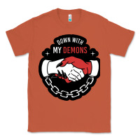 Copper awesome down with my demons  for gift adult and kids men women  2021 Classic Tee - lanVoArt