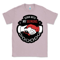 Lilac awesome down with my demons  for gift adult and kids men women  2021 Classic Tee - lanVoArt