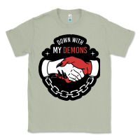 Matcha awesome down with my demons  for gift adult and kids men women  2021 Classic Tee - lanVoArt