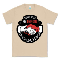 Mushroom awesome down with my demons  for gift adult and kids men women  2021 Classic Tee - lanVoArt