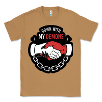 Toasted Coconut awesome down with my demons  for gift adult and kids men women  2021 Classic Tee - lanVoArt