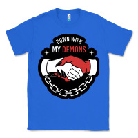 True Royal awesome down with my demons  for gift adult and kids men women  2021 Classic Tee - lanVoArt