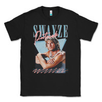 Black patrick swayze 90s styled retro graphic design gift Classic Tee - lanVoArt