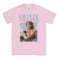 Bubblegum Pink patrick swayze 90s styled retro graphic design gift Classic Tee - lanVoArt
