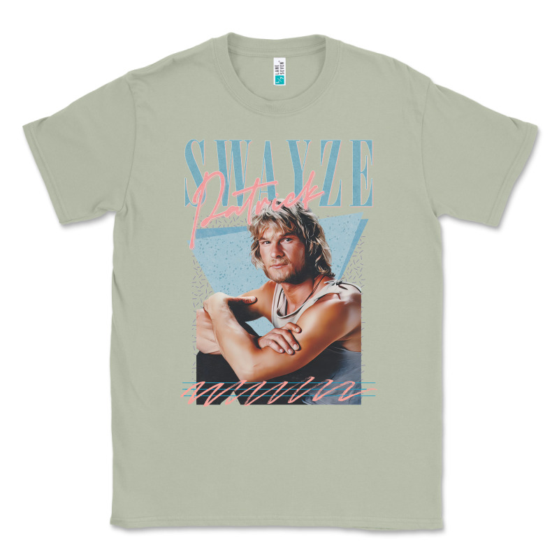 Patrick Swayze 90s Styled Retro Graphic Design Gift Classic Tee by lanVoArt | Teevron