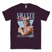 Plum patrick swayze 90s styled retro graphic design gift Classic Tee - lanVoArt