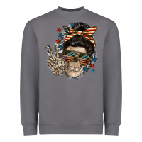 Storm American Mother skull Mother's Day Heavyweight Sweatshirt - FaDigitalArtStudio