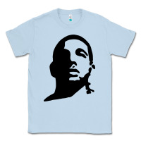 Dusty Blue d.r.a.k.e Classic Tee - lanVoArt