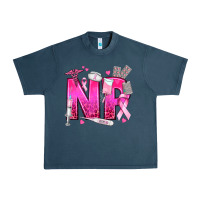 Midnight Navy breast cancer np nurse practitioner Urban Heavy Tee - texasbilliewilder