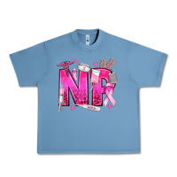 Pebble Blue breast cancer np nurse practitioner Urban Heavy Tee - texasbilliewilder
