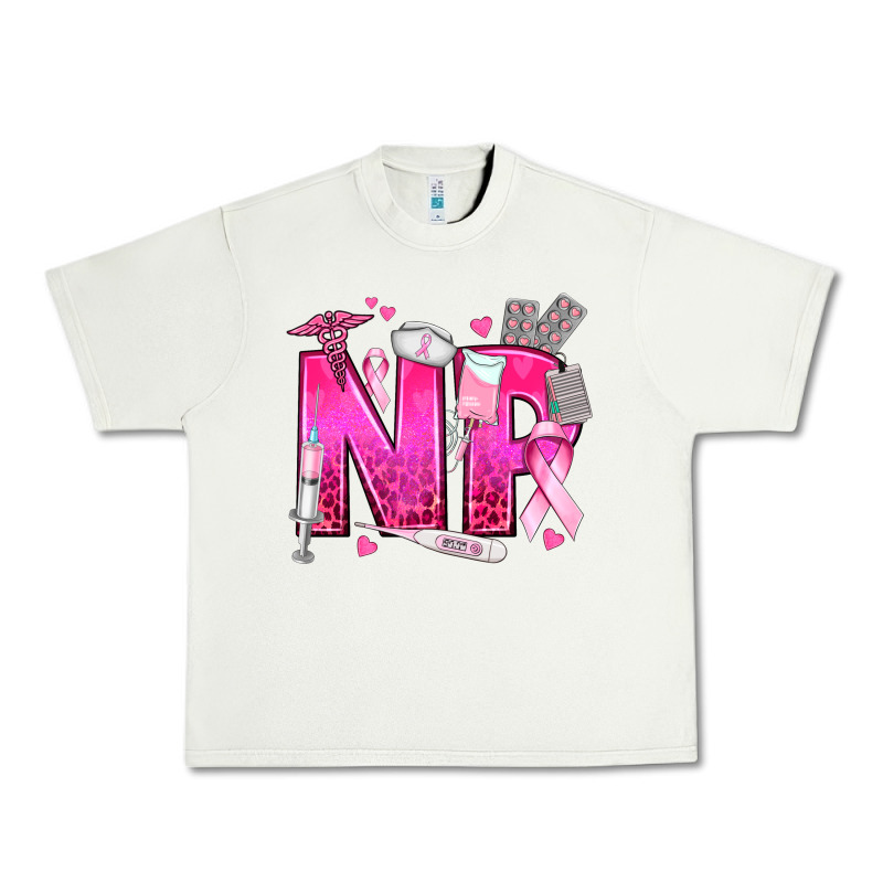 Breast Cancer Np Nurse Practitioner Urban Heavy Tee by texasbilliewilder | Teevron