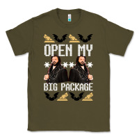 Army Green what we do in the shadows christmas sweater design—open my big packa Classic Tee - lanVoArt