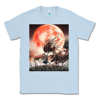 Dusty Blue bloodborne 99 Classic Tee - lanVoArt