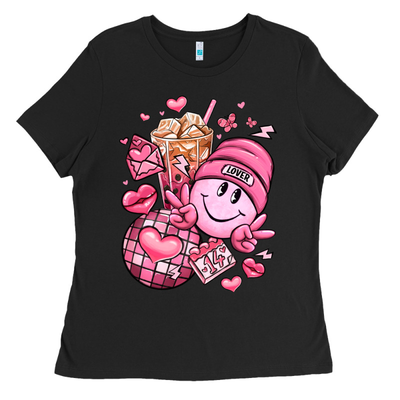 Retro Valentines Day Ladies Tee by LillyAllenDesigns | Teevron