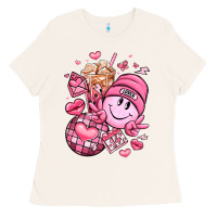 Bone retro valentines day Ladies Tee - LillyAllenDesigns