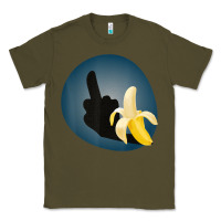 Army Green Dirty Joke Halloween Costume Joke Middle Finger Banana Classic Tee - lanVoArt