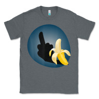 Charcoal Heather Dirty Joke Halloween Costume Joke Middle Finger Banana Classic Tee - lanVoArt