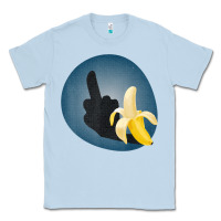 Dusty Blue Dirty Joke Halloween Costume Joke Middle Finger Banana Classic Tee - lanVoArt