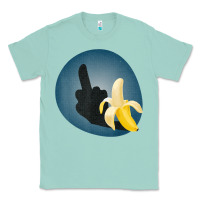 Seafoam Dirty Joke Halloween Costume Joke Middle Finger Banana Classic Tee - lanVoArt