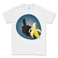 White Dirty Joke Halloween Costume Joke Middle Finger Banana Classic Tee - lanVoArt