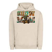 Pigment French Oak show mom suffolk sheep black sheep Urban Hoodie - BarkalooDesign