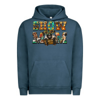 Pigment Midnight Navy show mom suffolk sheep black sheep Urban Hoodie - BarkalooDesign