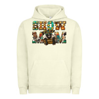 Pigment Pistachio show mom suffolk sheep black sheep Urban Hoodie - BarkalooDesign