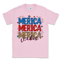 Bubblegum Pink merica merica merica vibes Classic Tee - RanaPortraitStore